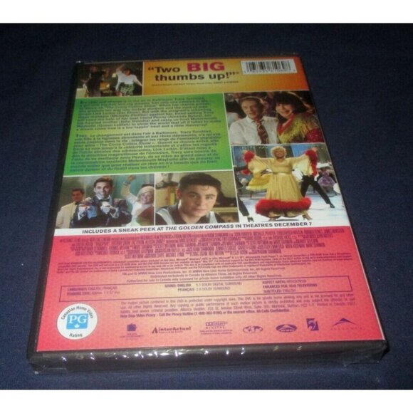 Hairspray (DVD, 2007, Widescreen) (unopened) w/ slip cover - Picture 4 of 5